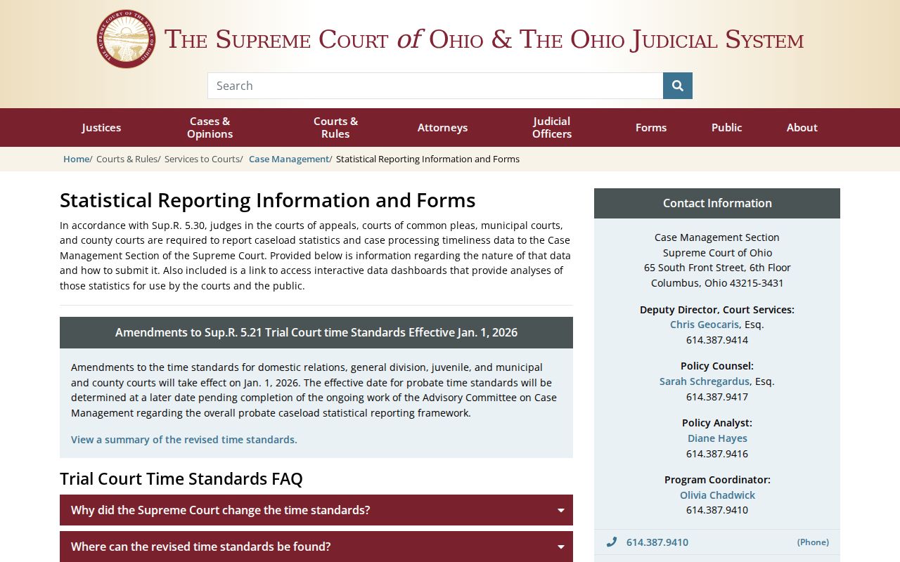 Jefferson County court calendar Supreme Court reporting source
